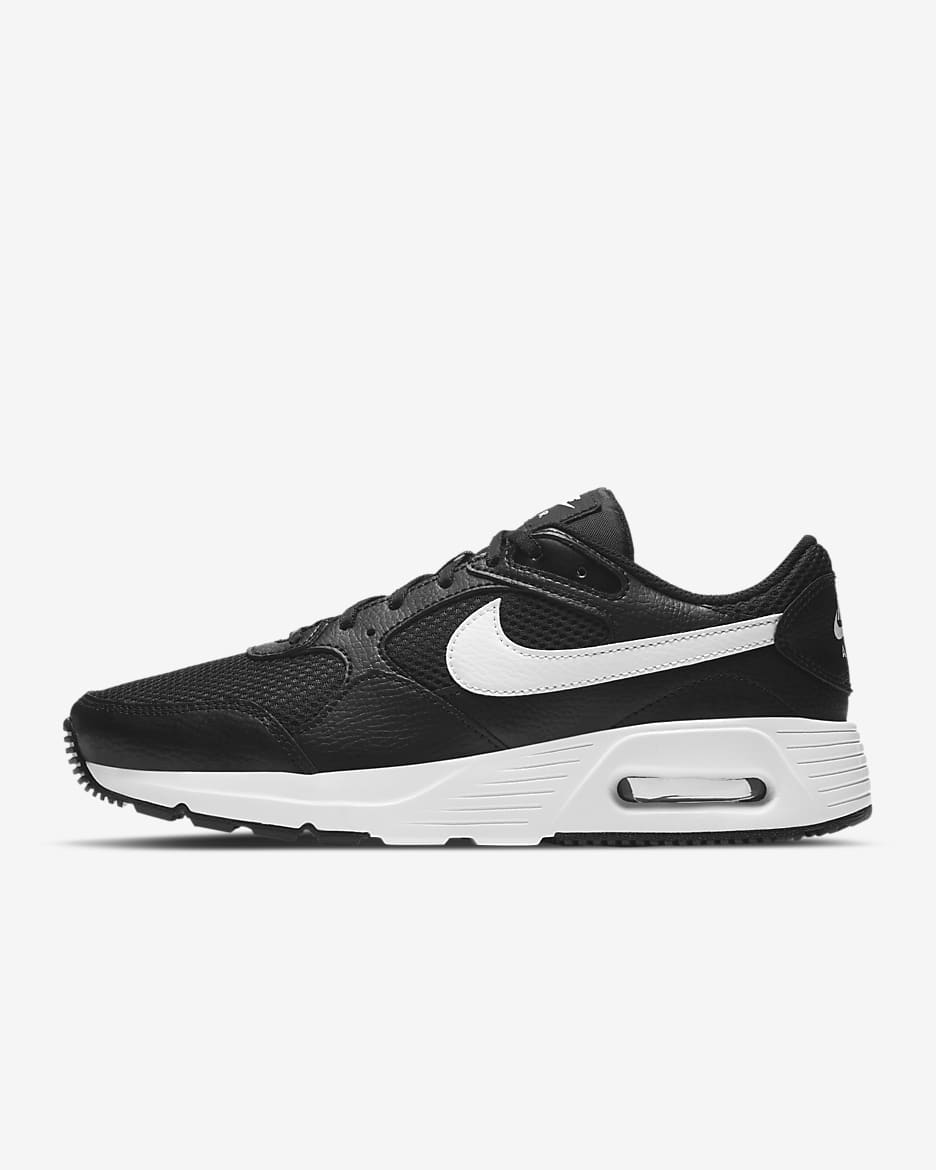 Nike air max womens black white on sale